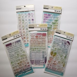 5 Recollections Stamp & Stencil Bundle Lot